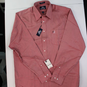 Stafford NEW Button Down Shirt Pink 16 1/2